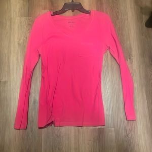 Pink long sleeve shirt